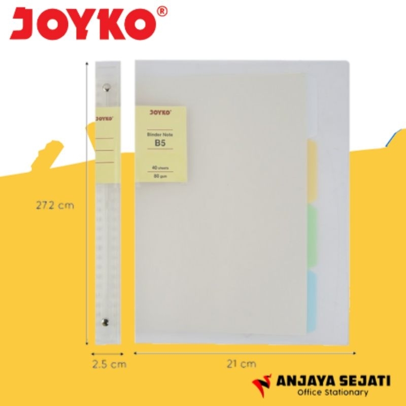 Jual Map Binder Joyko B5 Transparan | Satuan | Shopee Indonesia