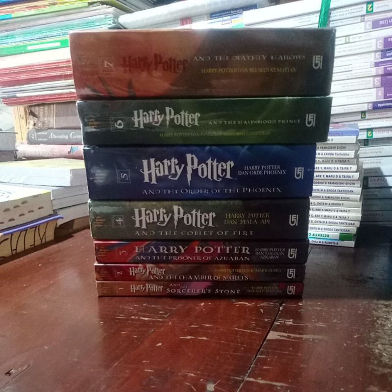 Jual Buku Harry Potter Jilid 1,2,3,4,5,6,7 Set Lengkap Original ...