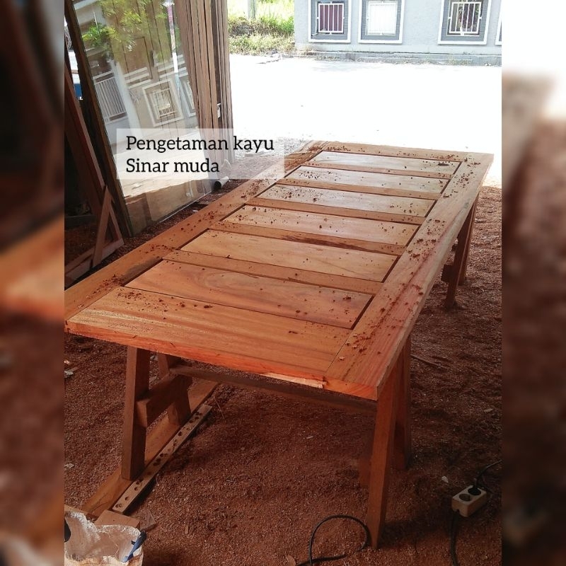 Jual Pintu Kayu Rengas | Pintu Rumah Kayu Minimalis Ukuran Standar ...