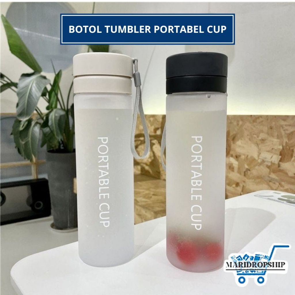 Jual BOTOL MINUM PORTABEL CUP HIGH QUALITY UKURAN 600 ML DAN 800 ML ...