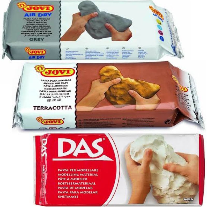 Jual JOVI AIR DRY MODELLING CLAY TANAH LIAT CEPAT KERING PENGGANTI ...