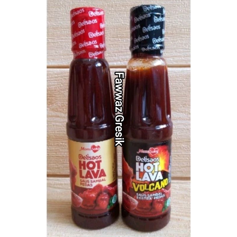 Jual Mamasuka Delisaos Hot Lava Volcano Sauce Halal 130ml Mama Suka