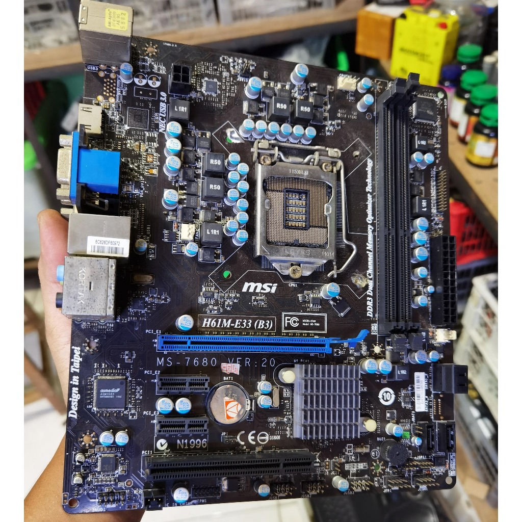 Jual MSI H61M-E33 / MOTHERBOARD INTEL H61 / MOTHERBOARD MSI 1155 / MSI ...