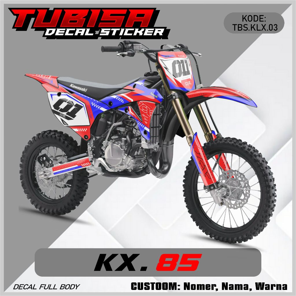 Jual Decal Sticker Striping Full Body KX 85 Premium Racing. TBS.03 ...