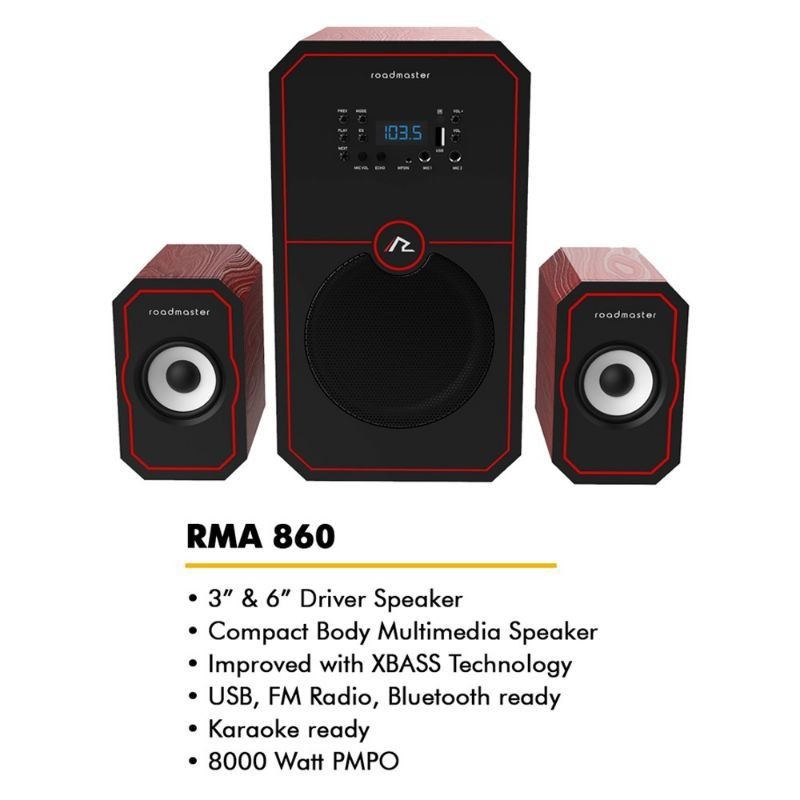 Jual Speaker Aktif Roadmaster Rma Shopee Indonesia