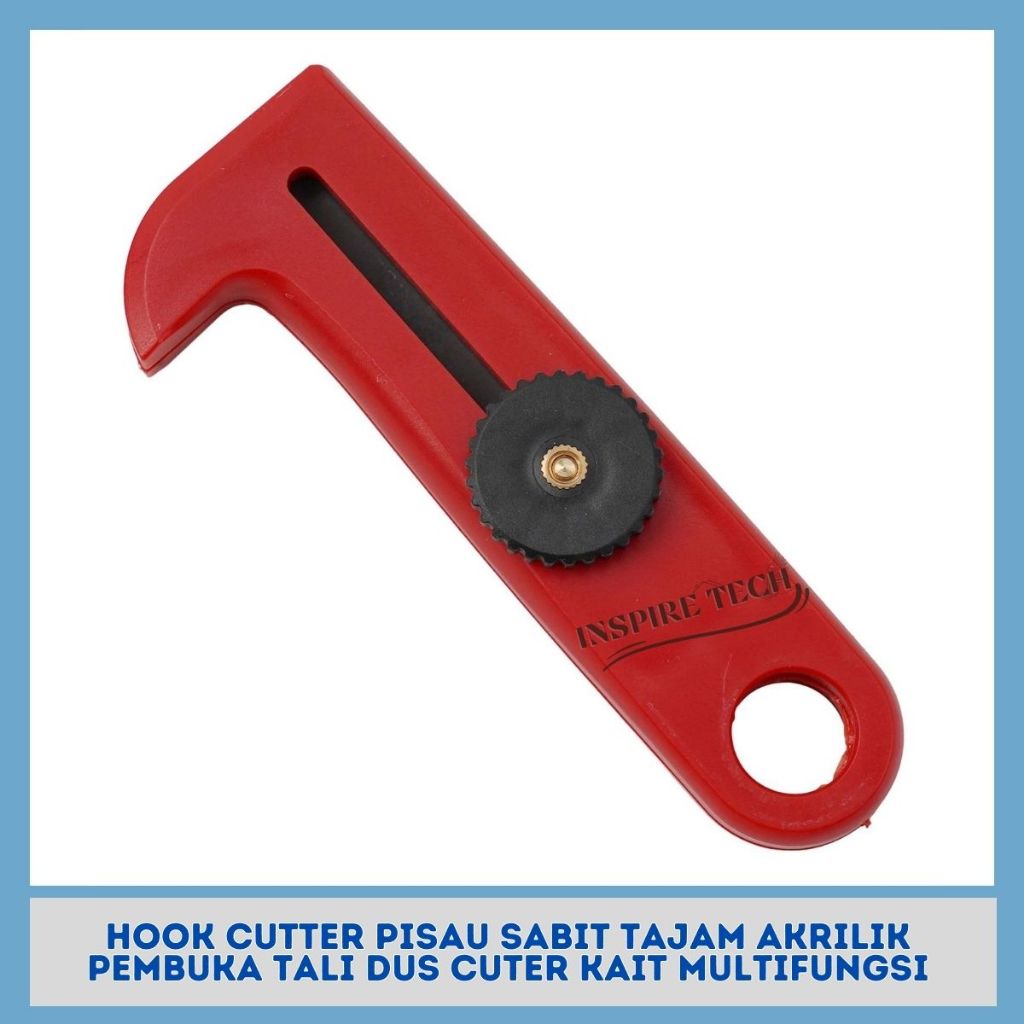 Jual Hook Cutter Pisau Sabit tajam Akrilik Pembuka Tali Dus Cuter Kait ...