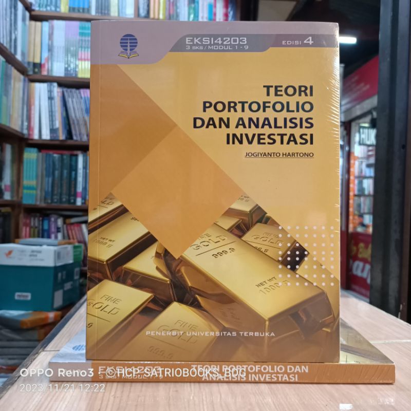 Jual TEORI PORTOFOLIO DAN ANALISIS INVESTASI 2023. EDISI 4. UT ...