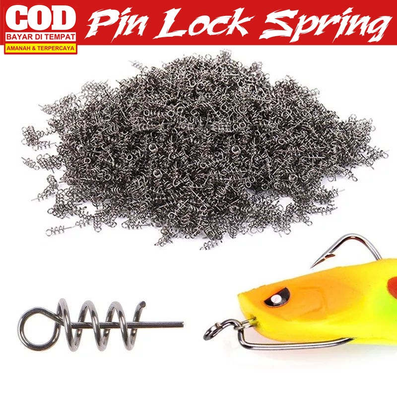 Jual 10pcs Kawat Ulir Spring Lock Pin Softlure | Shopee Indonesia