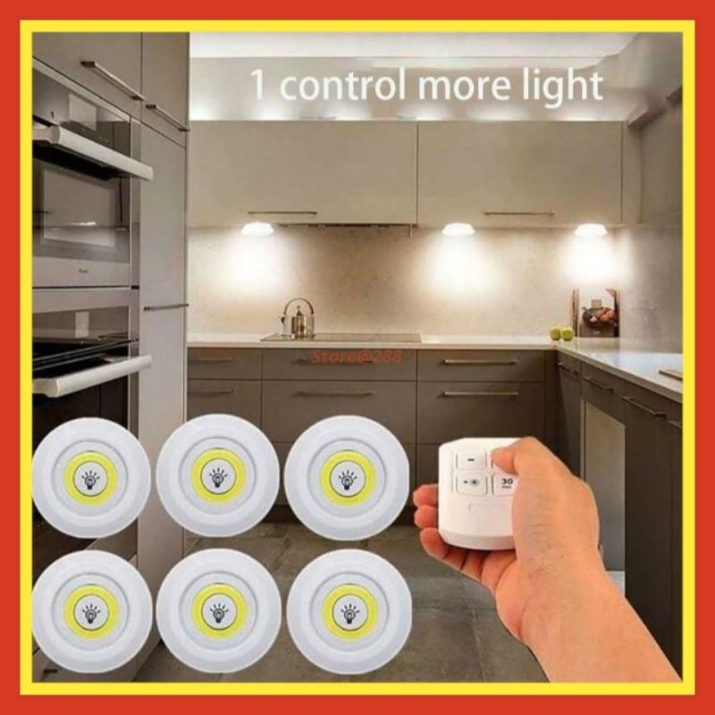 Jual Lampu Tempel Led Kabinet Lemari Minimalis Portable Bohlam Plafon ...