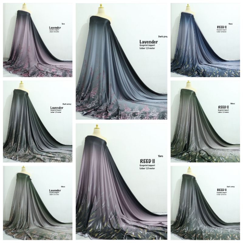 Jual Kain ecoprint import 