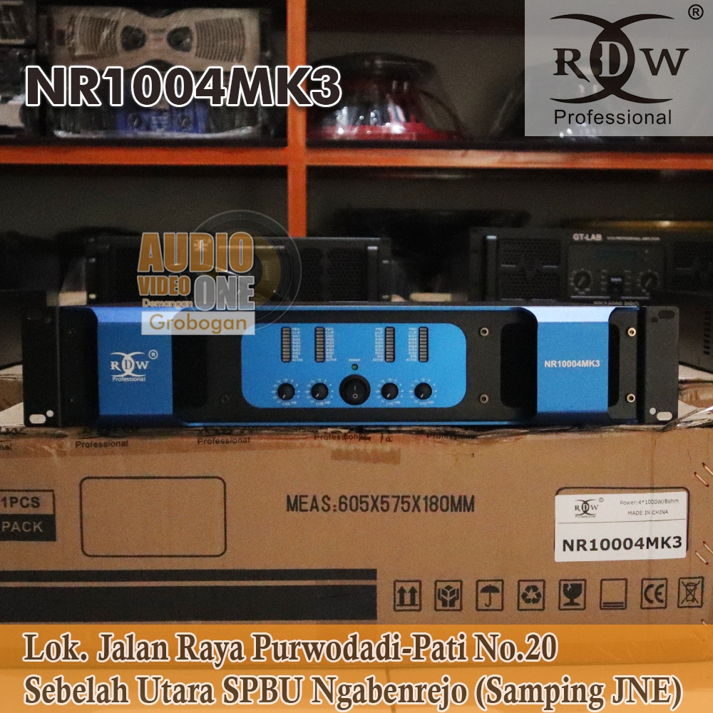 Jual Power RDW NR1004MK3 Power Amplifier 4 Chanel Class H Original 4 x ...