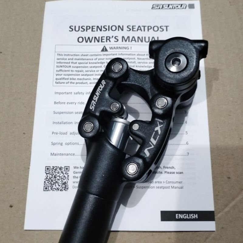 Jual Seatpost Suspension SR Suntour NCX SP12/SP17 suspension seat post