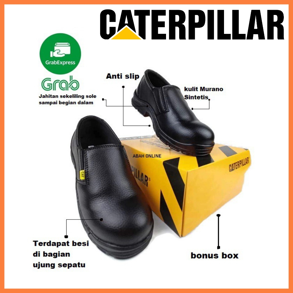 Jual SEPATU SAFETY UJUNG BESI SOL DI JAHIT SEKELILING AWET / SEPATU ...