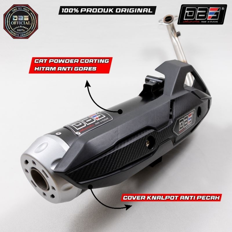 Jual DBS Knalpot Pro Racing Motor Matic Full Set | Shopee Indonesia