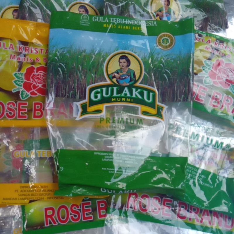 Jual BUNGKUS KOSONG BEKAS GULA PASIR untuk kerajinanatau prakarya