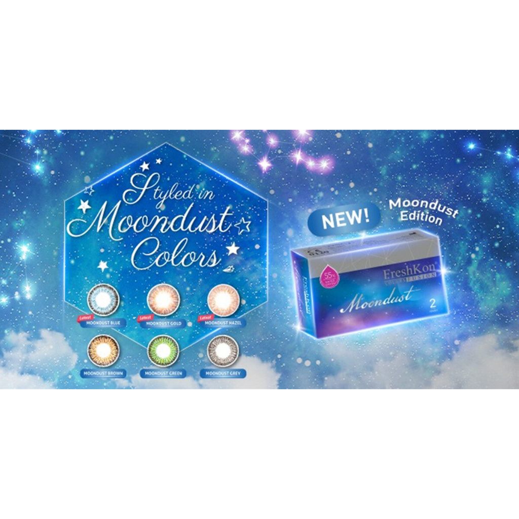 Jual Softlens Freshkon Moondust | Freshkon Color Moondust Bulanan ...