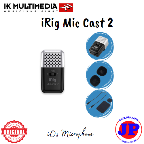 Microfono iRig Mic CAST 2 per Iphone/iPad/Android