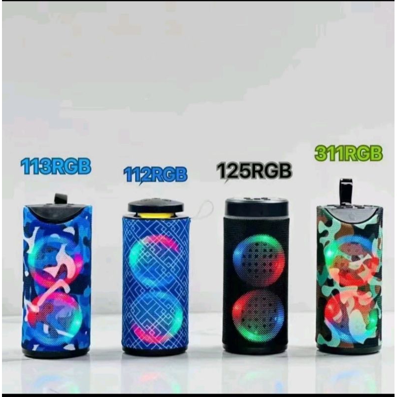 Jual speaker bluetooth mini RGB 112 wireless speaker. | Shopee Indonesia