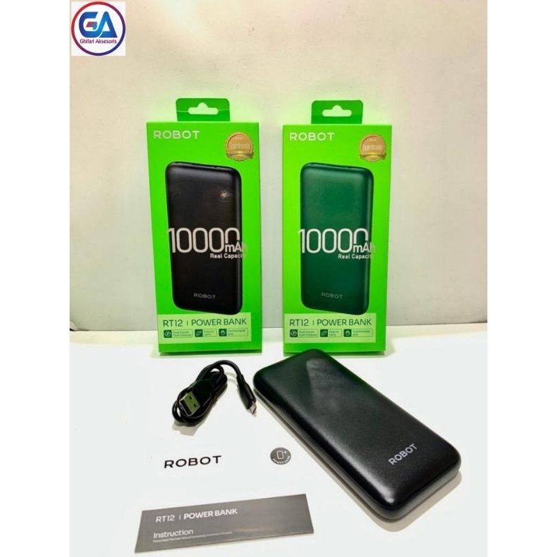Jual Powerbank Robot RT12 10000 mAh Real Capacity | Shopee Indonesia