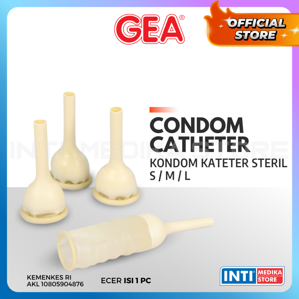 Jual GEA Male External Condom Catheter S / M / L Kondom Kateter