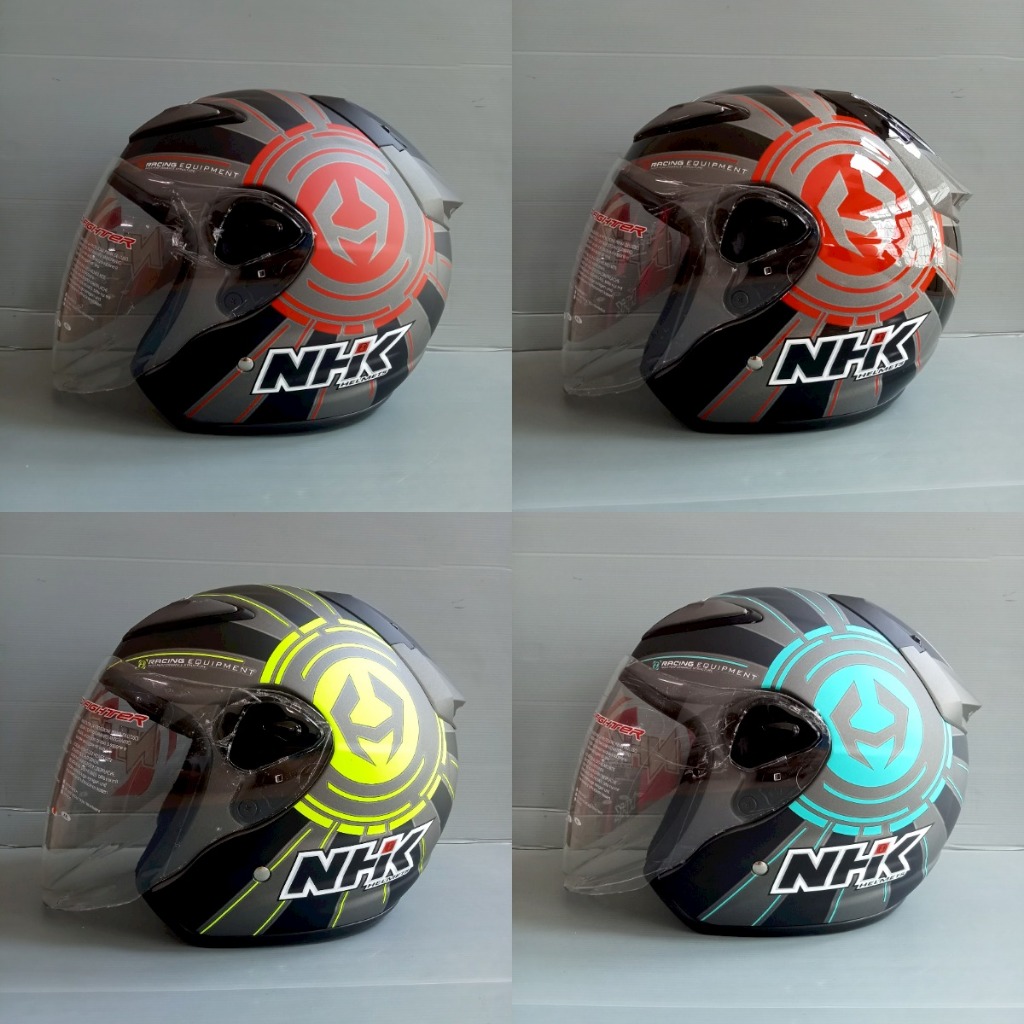 Jual HELM NHK R6 MOTIF TERBARU _ NHK R6 CORAK BLAZER | Shopee Indonesia