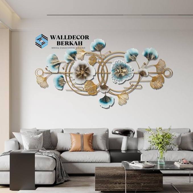 Jual Walldecor Berkah Hiasan Dinding Besi Metal Gold Walldecoration