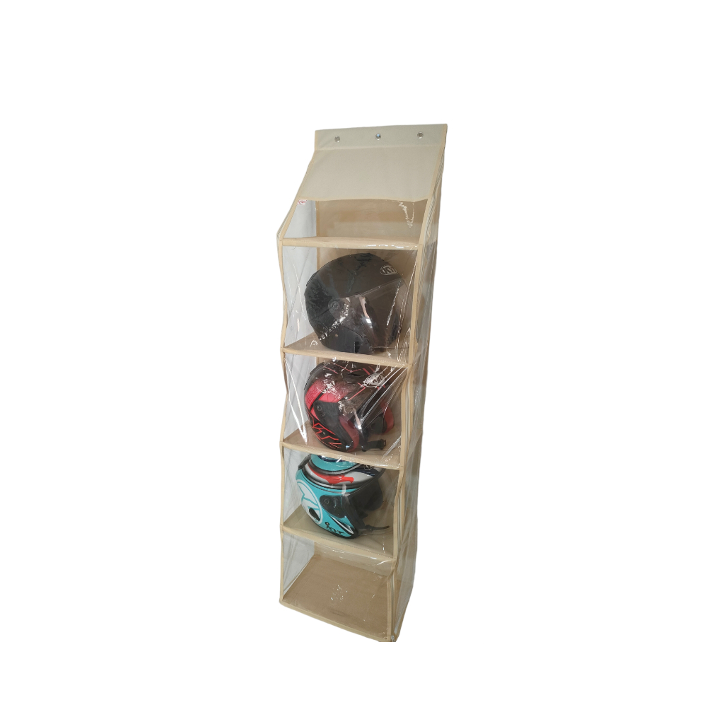 Jual rak helm gantung jumbo polos premium/full triplek/full resleting ...