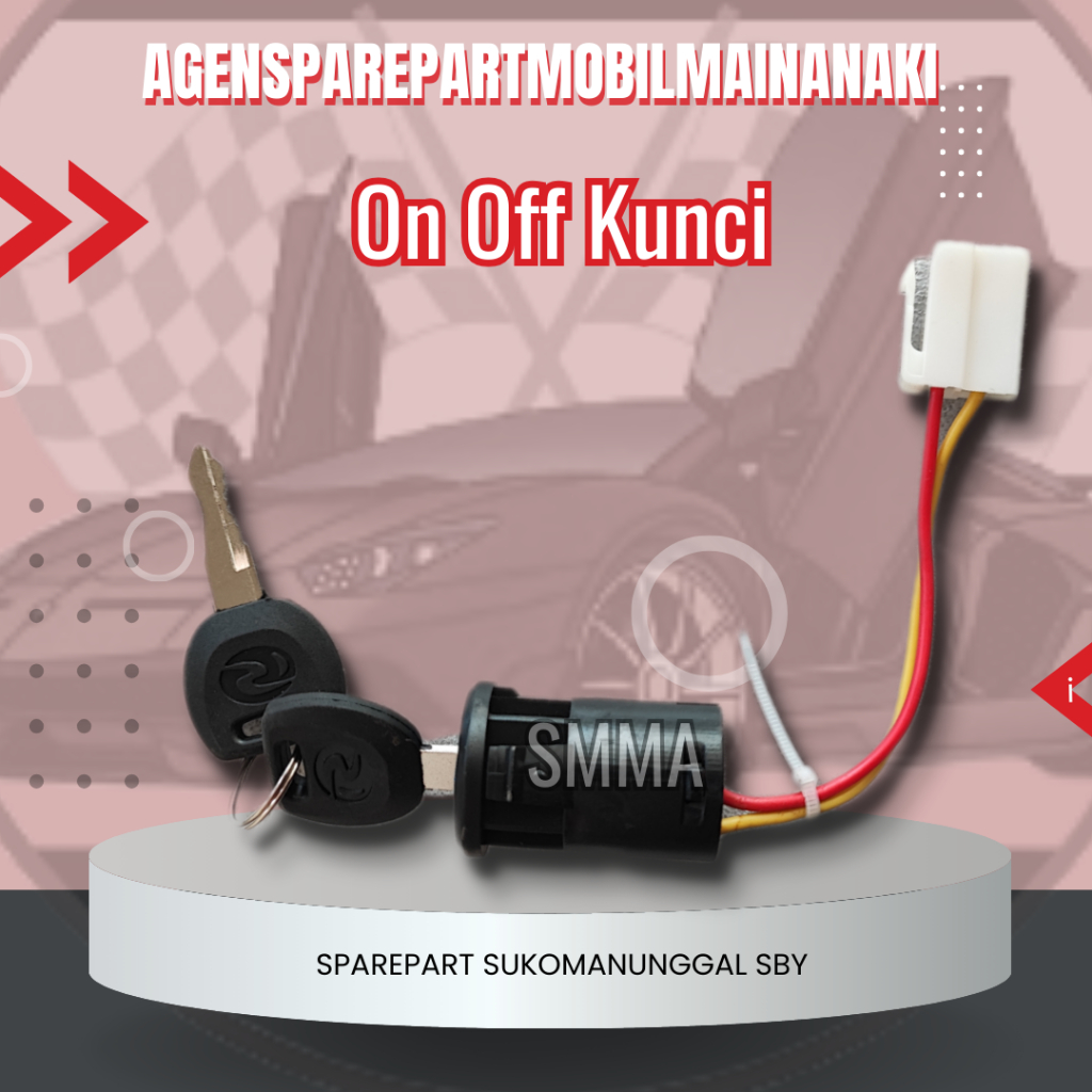 Jual ⚡Ready⚡Kontak Kunci Power On Off key switch Mobil Motor Mainan Aki ...