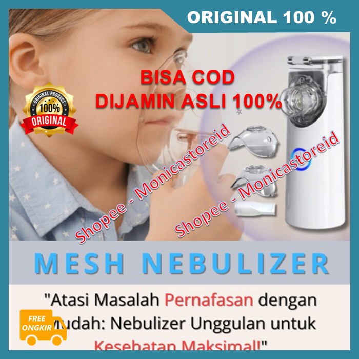 Jual Mesh Nebulizer Alat Nebulizer Anak Nebulizer Portable Mesh Alat ...