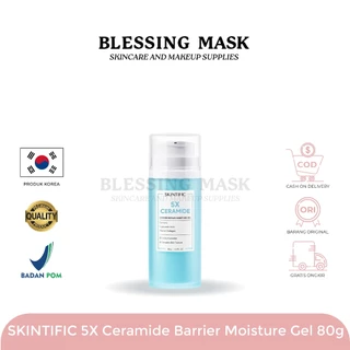 SKINTIFIC 5X Ceramide Barrier Moisture Gel 80gr / 30gr | Facial Moisturizer Pelembab Wajah