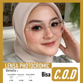 Kacamata 0366 Paket Lensa Photocromic Blueray Bluecromic Anti Radiasi Gratis Lensa Minus