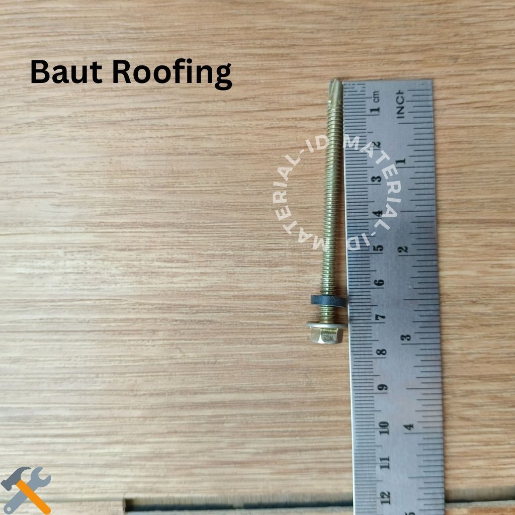 Jual Baut Roofing Skrup Roping 2,5 3 4 5 7 10 CM Atap Asbes Fiber ...