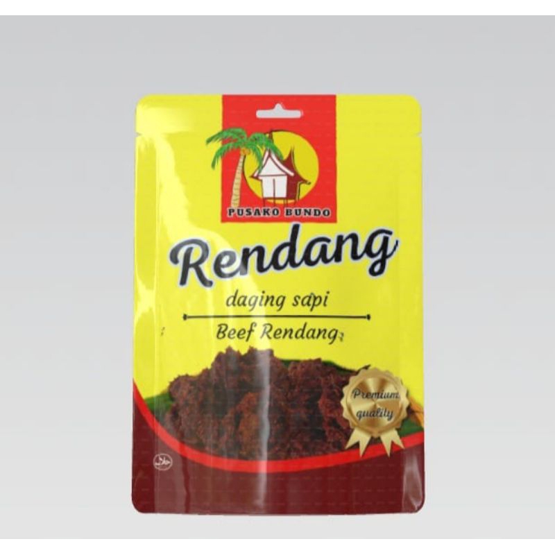 Jual Rendang Daging Padang Pusako Bundo 300gr Shopee Indonesia