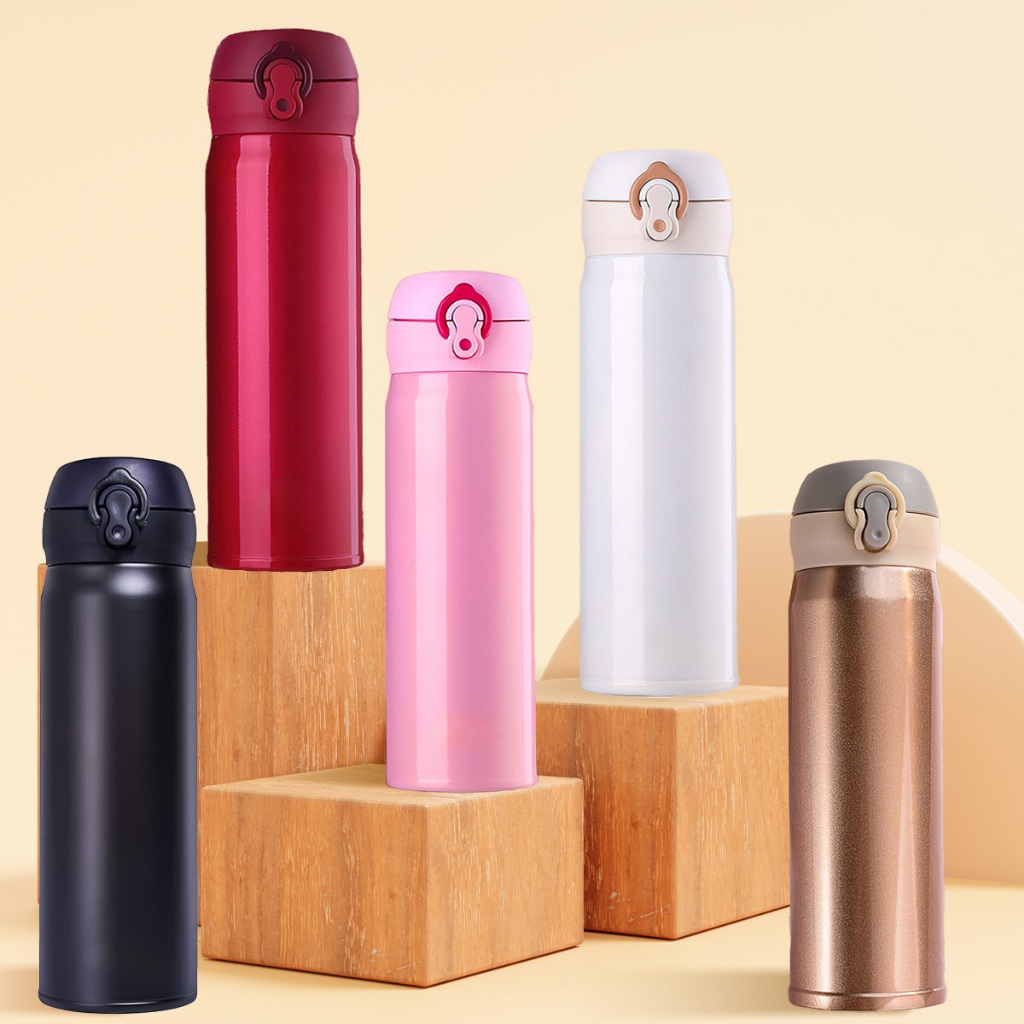 Jual Thermos Air Panas Termos Ml Botol Minum Vacuum Tumbler Polos