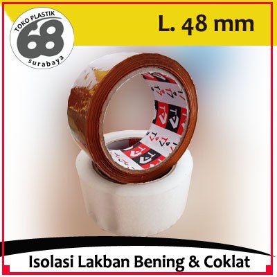 Isolasi Lakban Bening dan Coklat