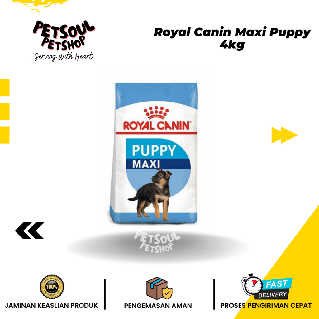 Royal Canin Maxi Puppy 4kg Freshpack Makanan Anjing Puppy Maxi Royal Canin