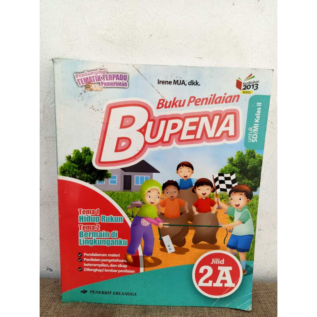 Jual Bupena Buku Penilaian Untuk Anak SD Kelas 2 Jilid 2A 2B 2C Dan 2D1 ...