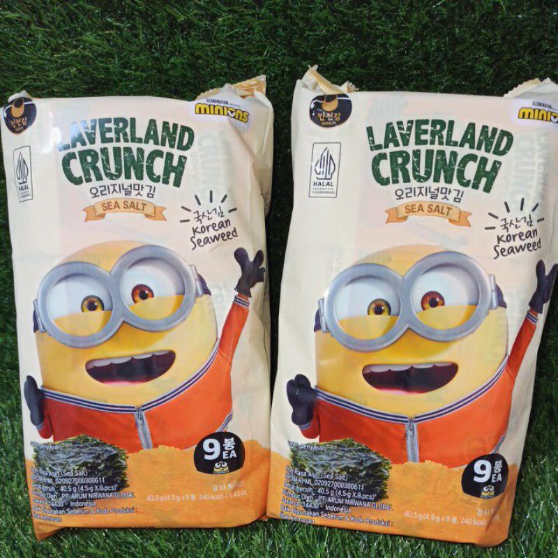 Jual laverland crunch sea salt korean seaweed Shopee Indonesia