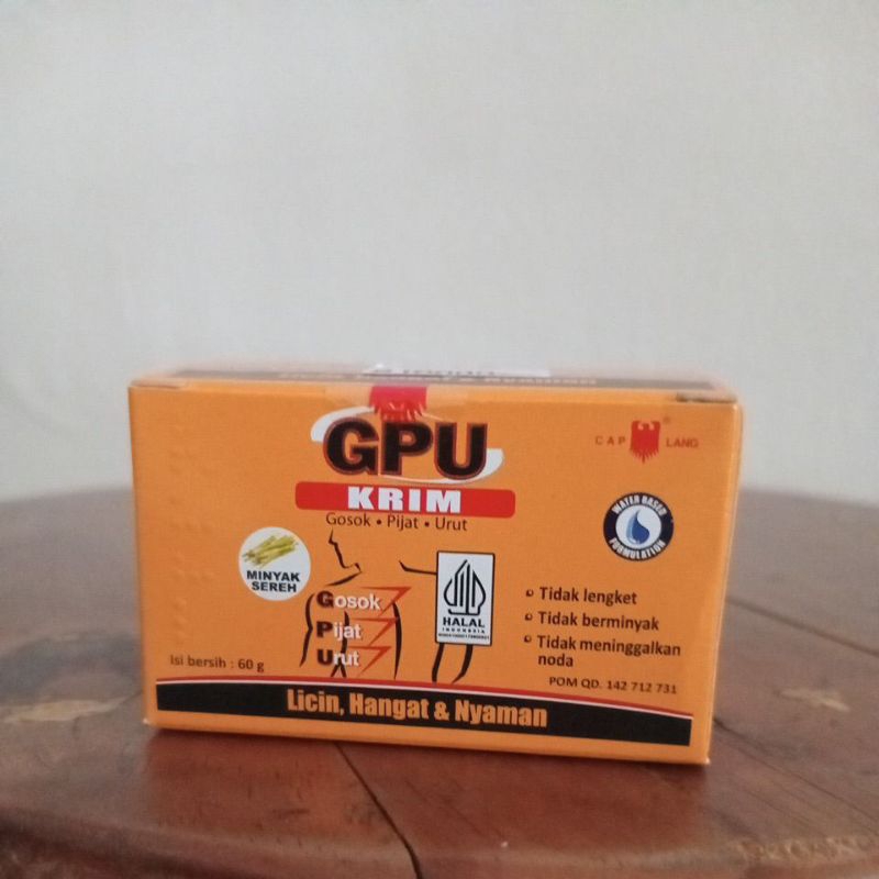 Jual GPU CREAM 60G | Shopee Indonesia