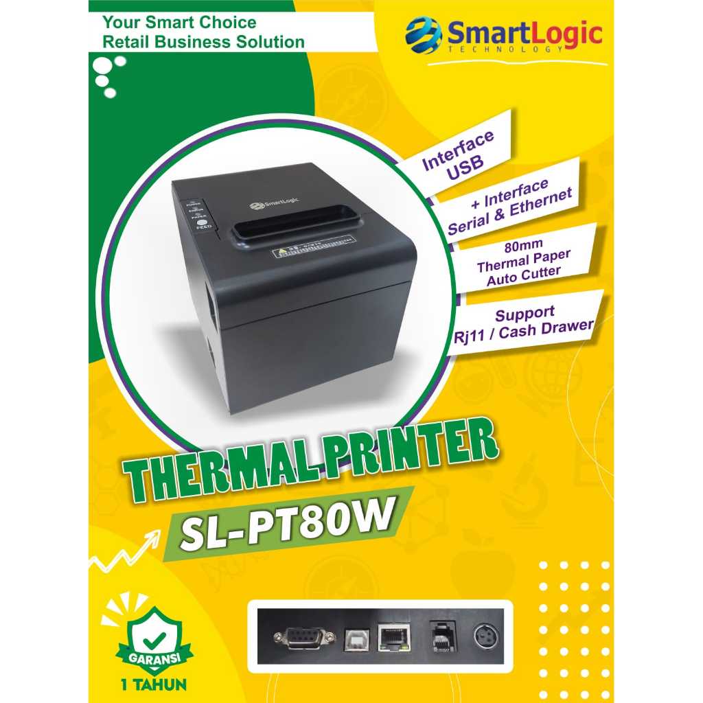 Jual PRINTER KASIR THERMAL SMARTLOGIC SL-PT85W | Shopee Indonesia
