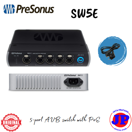 Jual Presonus SW5E 5-Port AVB Switch with PoE Original SW-5E | Shopee ...