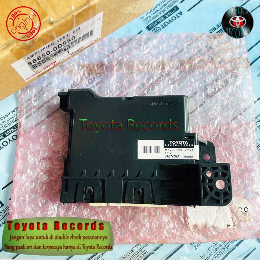 Jual Modul Amplifier AC Sienta Ecu Original Toyota Denso 88650-0D580 ...