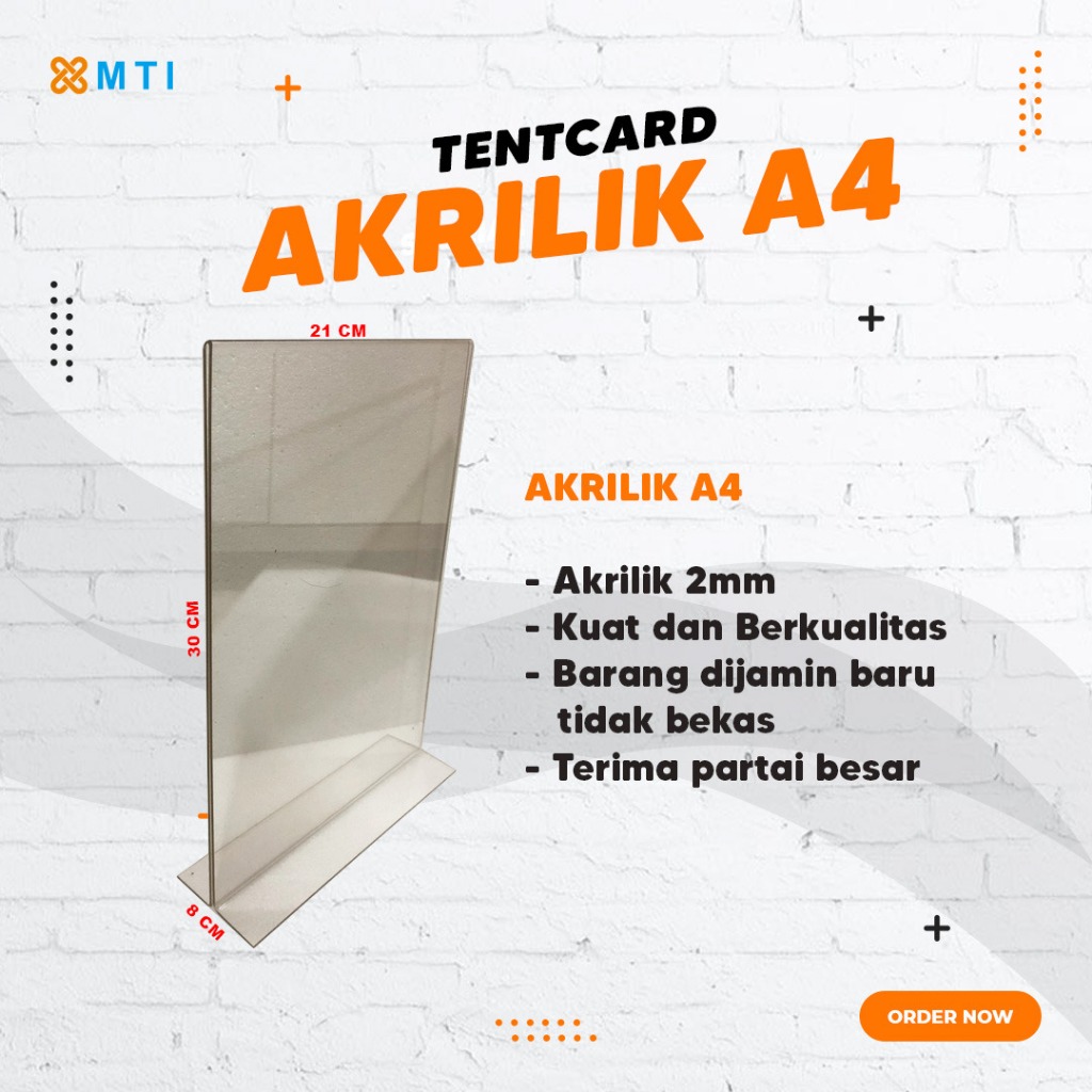 Jual Akrilik A Akrilik Stand Akrilik Promosi A Akrilik Flyer Akrilik