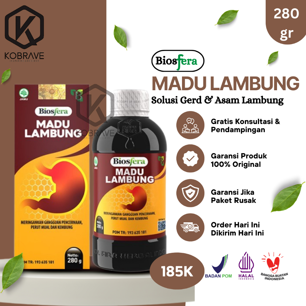 Jual Biosfera Madu Biomaag Biomag Obat Herbal Asam Lambung Original