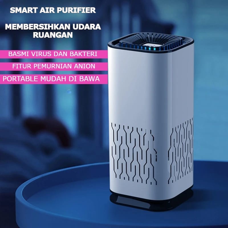 Jual Smart Air Purifier Pembersih Udara Ruangan Portable Filter HEPA ...