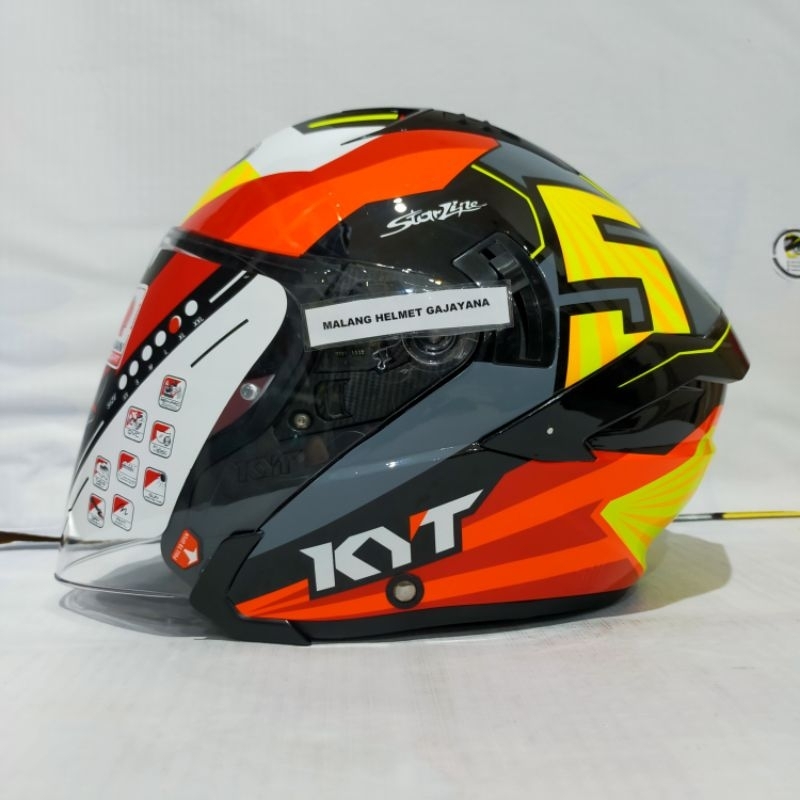 Jual HELM KYT NFJ MOTIF ORIGINAL | Shopee Indonesia