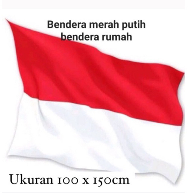 Jual Bendera merah putih uk 100 x 150cm, bendera rumahan-bendera ...