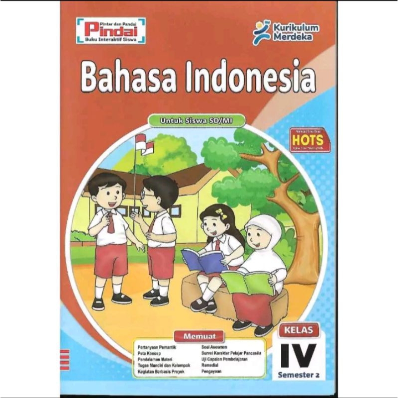 Jual LKS Bahasa Indonesia kelas 4 SD MI semester 2 kurikulum merdeka ...