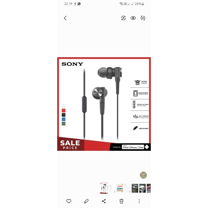 Jual sony mdr xb | Shopee Indonesia