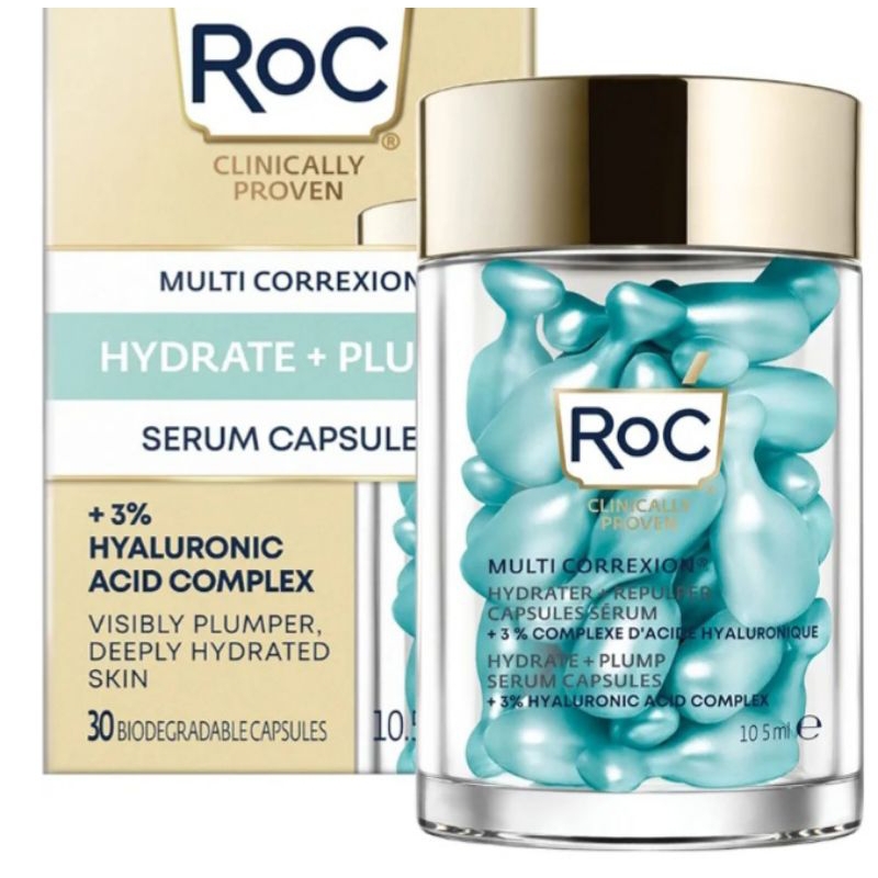 Jual Roc Multi Correxion Hydrate Plump Hyaluronic Acid Night Serum